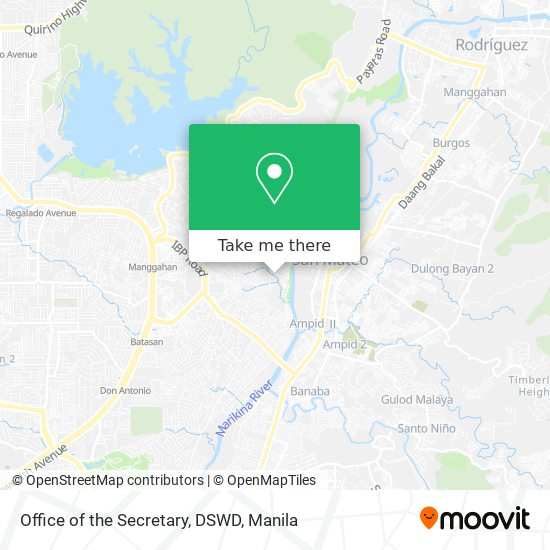 Office of the Secretary, DSWD map
