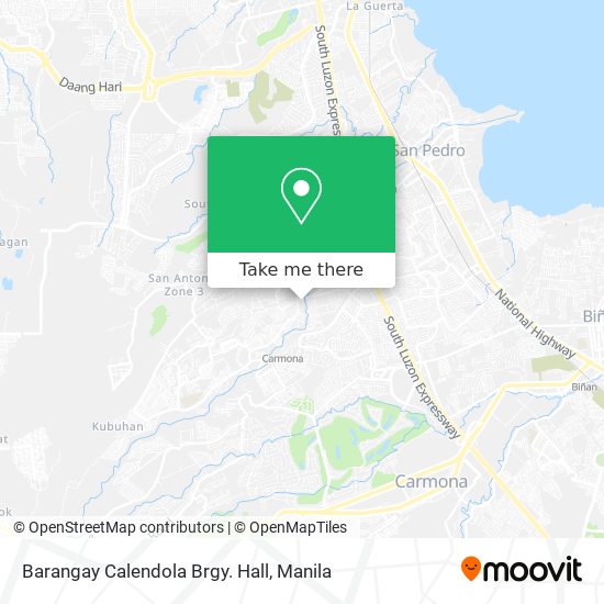 Barangay Calendola Brgy. Hall map