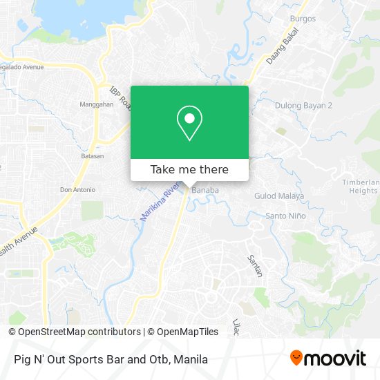 Pig N' Out Sports Bar and Otb map