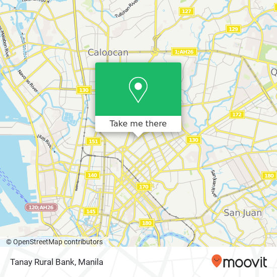 Tanay Rural Bank map