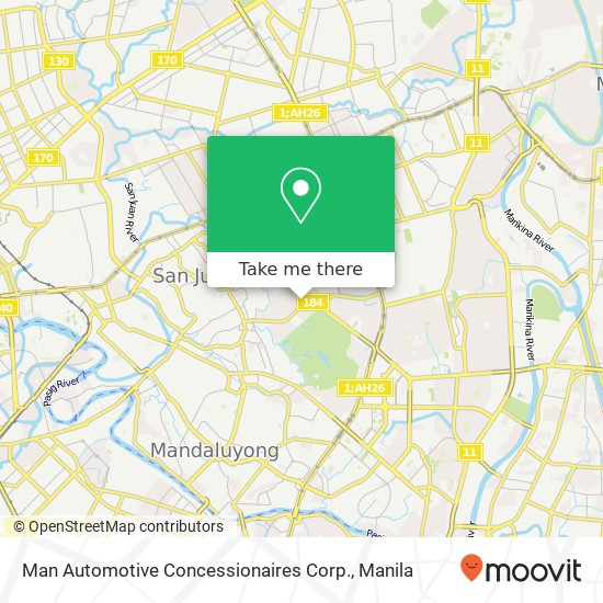 Man Automotive Concessionaires Corp. map
