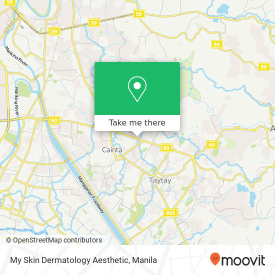 My Skin Dermatology Aesthetic map