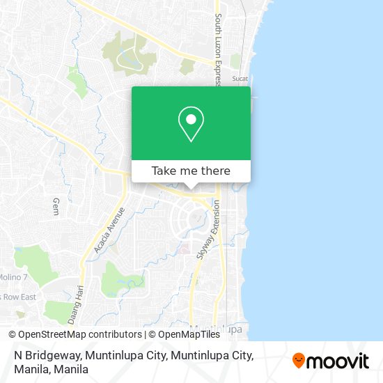 N Bridgeway, Muntinlupa City, Muntinlupa City, Manila map