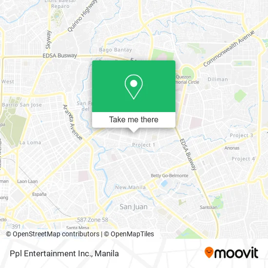 Ppl Entertainment Inc. map