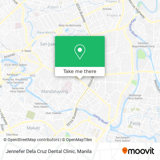 Jennefer Dela Cruz Dental Clinic map