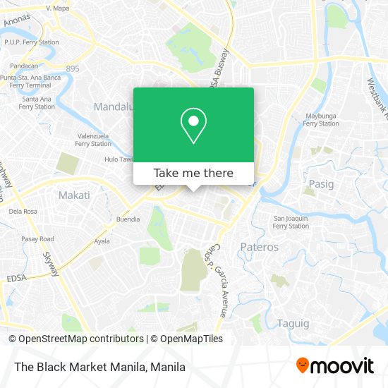 The Black Market Manila map