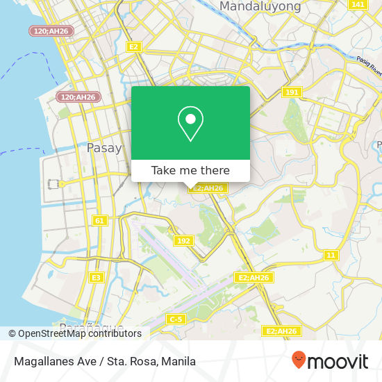Magallanes Ave / Sta. Rosa map