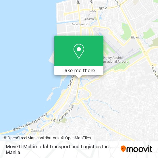 Move It Multimodal Transport and Logistics Inc. map