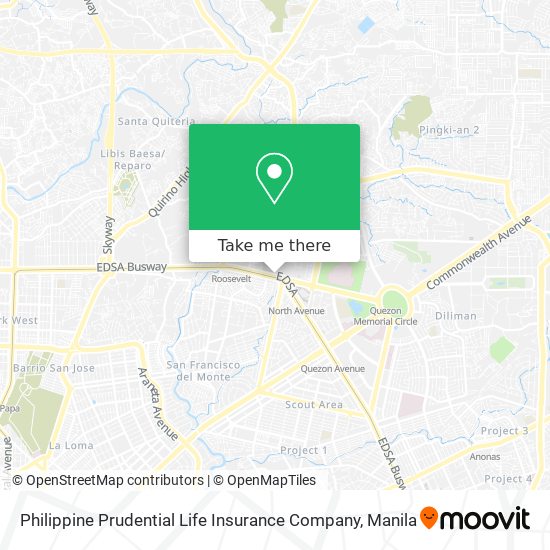 Philippine Prudential Life Insurance Company map