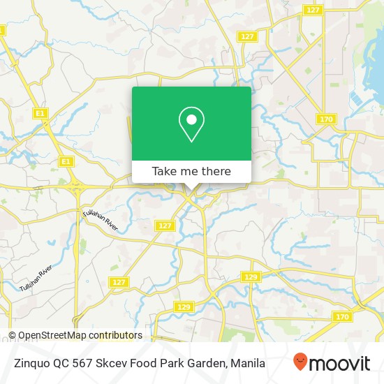 Zinquo QC 567 Skcev Food Park Garden map