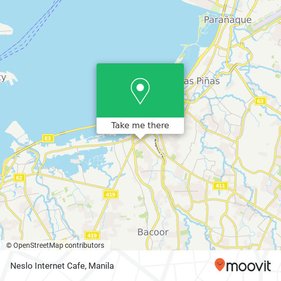 Neslo Internet Cafe map