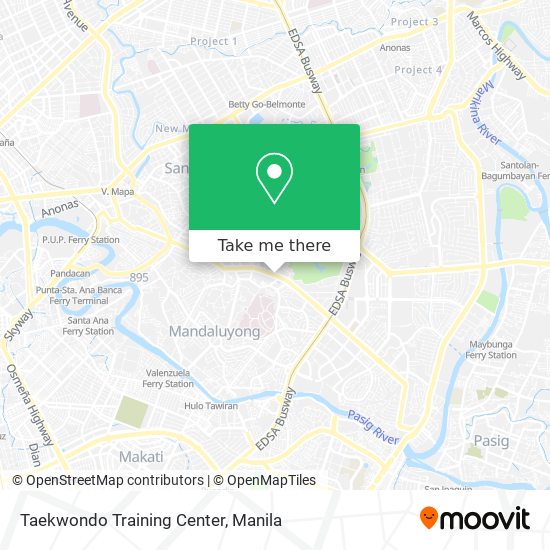 Taekwondo Training Center map