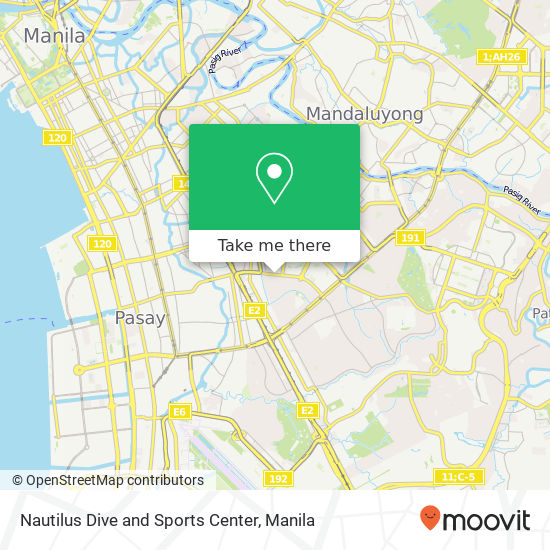 Nautilus Dive and Sports Center map