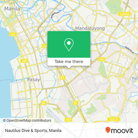 Nautilus Dive & Sports map