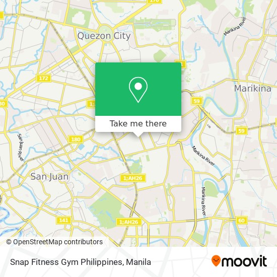 Snap Fitness Gym Philippines map