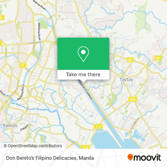 Don Benito's Filipino Delicacies map