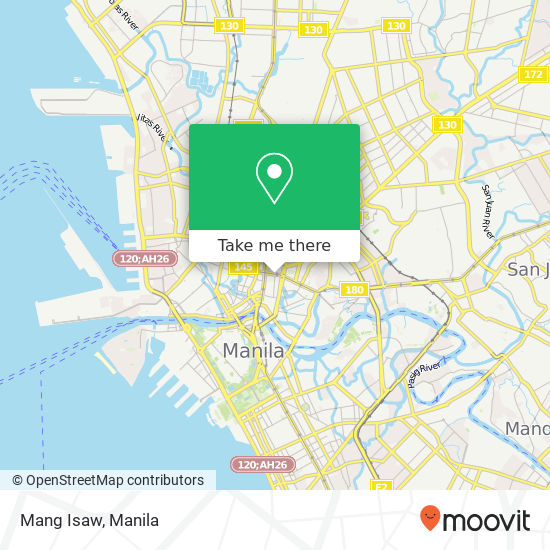 Mang Isaw map