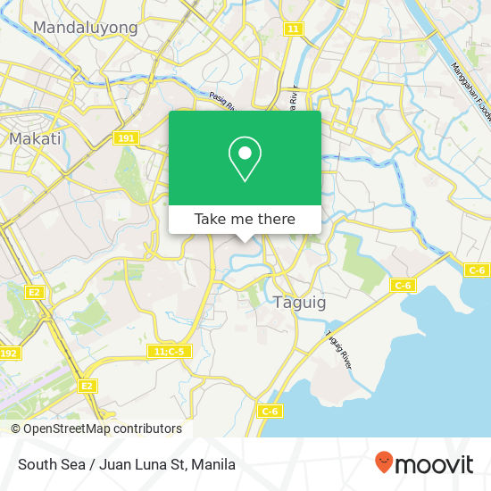 South Sea / Juan Luna St map