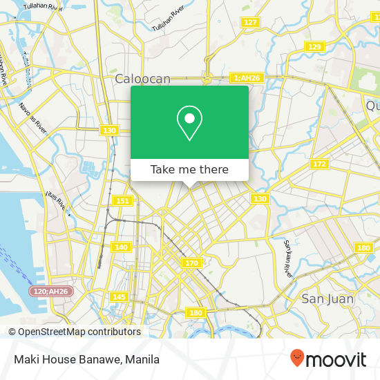 Maki House Banawe map