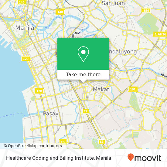 Healthcare Coding and Billing Institute map