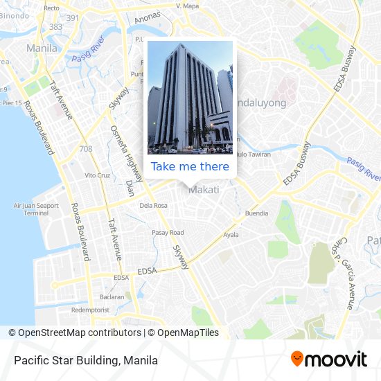 Pacific Star Building map