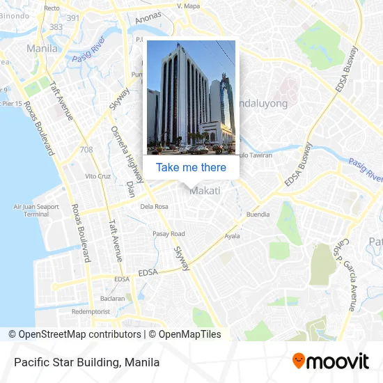 Pacific Star Building map