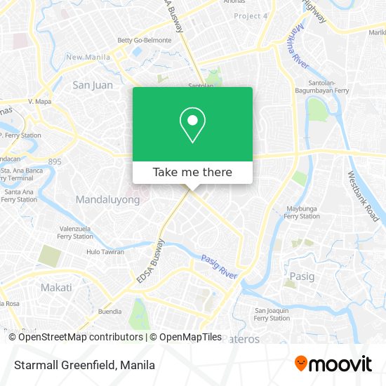 Starmall Greenfield map