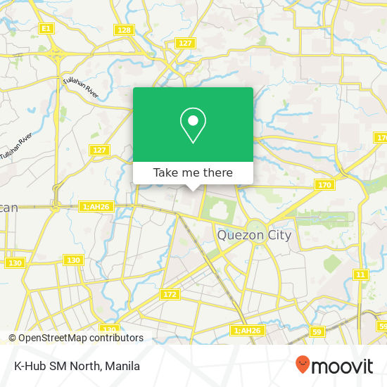 K-Hub SM North map