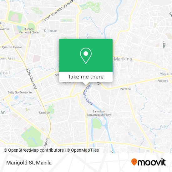 Marigold St map