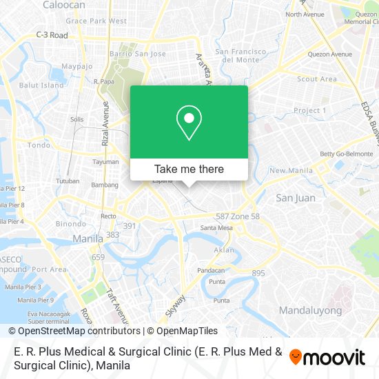 E. R. Plus Medical & Surgical Clinic map