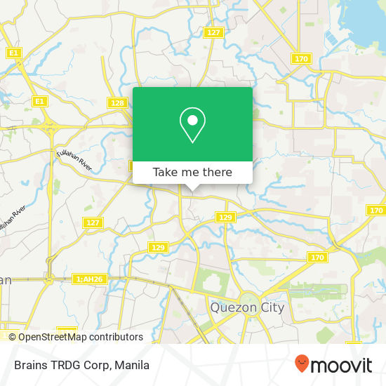 Brains TRDG Corp map