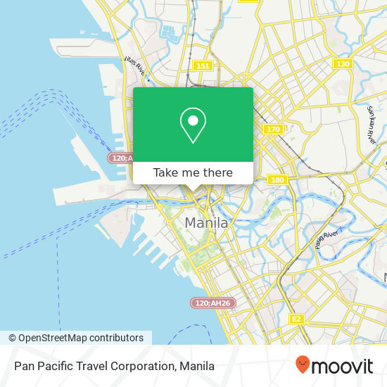 Pan Pacific Travel Corporation map