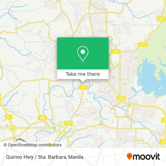 Quirino Hwy / Sta. Barbara map