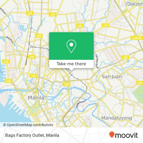 Bags Factory Outlet map