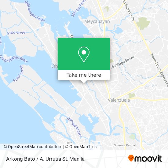 Arkong Bato / A. Urrutia St map