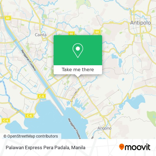 Palawan Express Pera Padala map