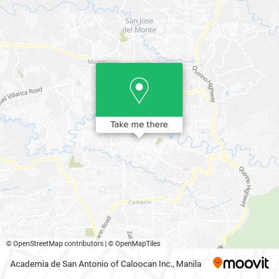 Academia de San Antonio of Caloocan Inc. map