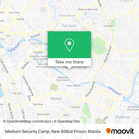 Medium Security Camp, New Bilibid Prison map