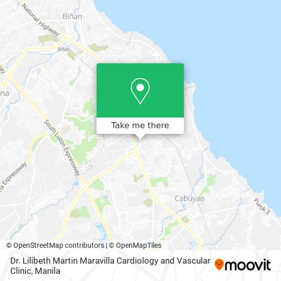 Dr. Lilibeth Martin Maravilla Cardiology and Vascular Clinic map