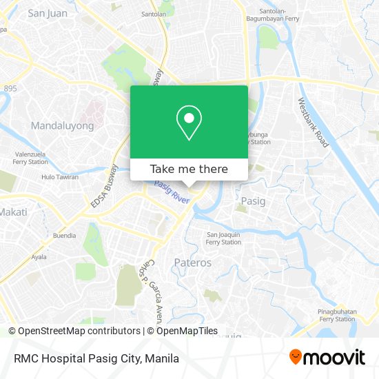 RMC Hospital Pasig City map