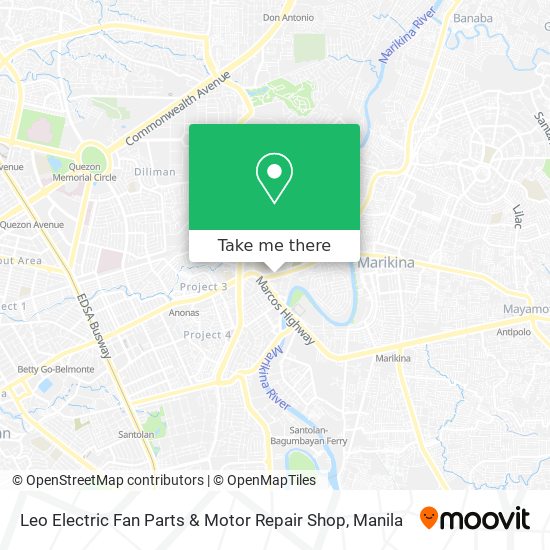 Leo Electric Fan Parts & Motor Repair Shop map