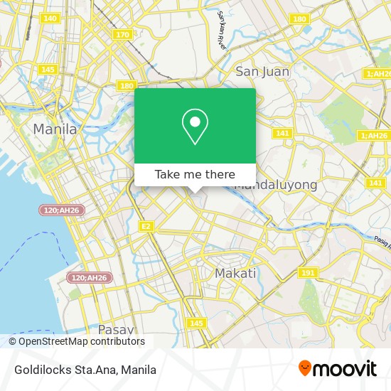 Goldilocks Sta.Ana map