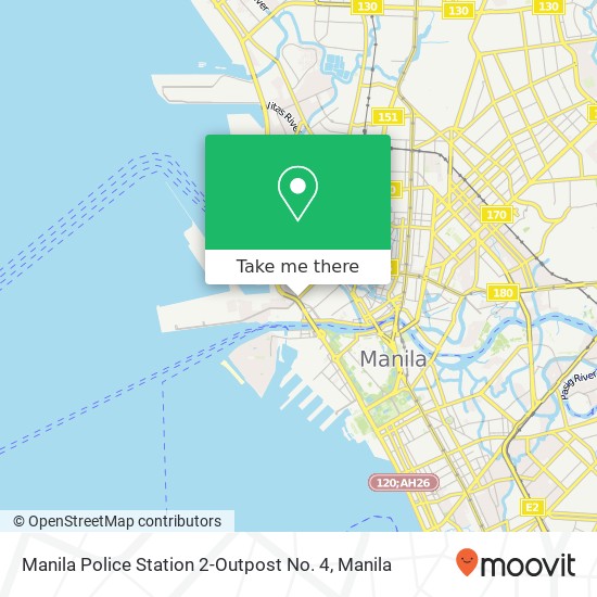 Manila Police Station 2-Outpost No. 4 map
