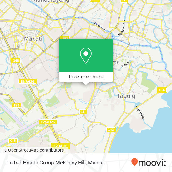 United Health Group McKinley Hill map