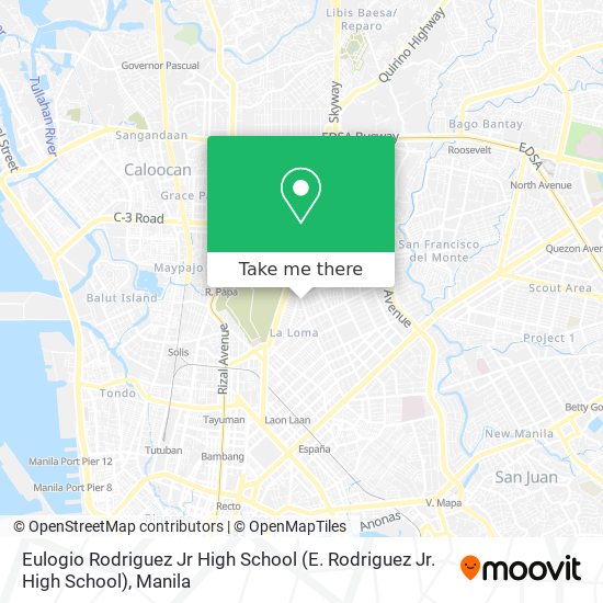 Eulogio Rodriguez Jr High School (E. Rodriguez Jr. High School) map