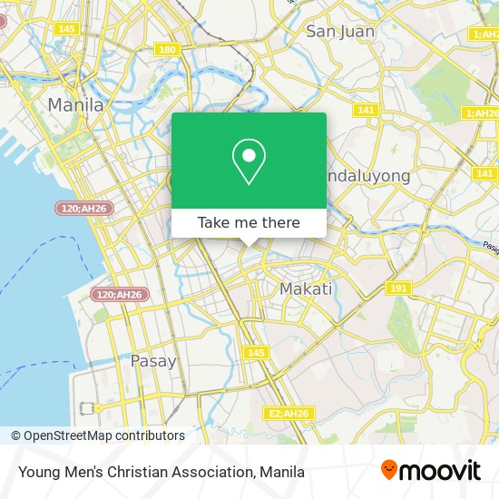 Young Men's Christian Association map