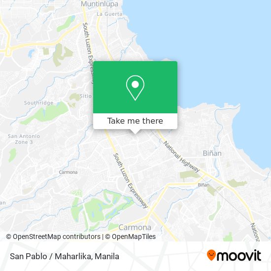 San Pablo / Maharlika map