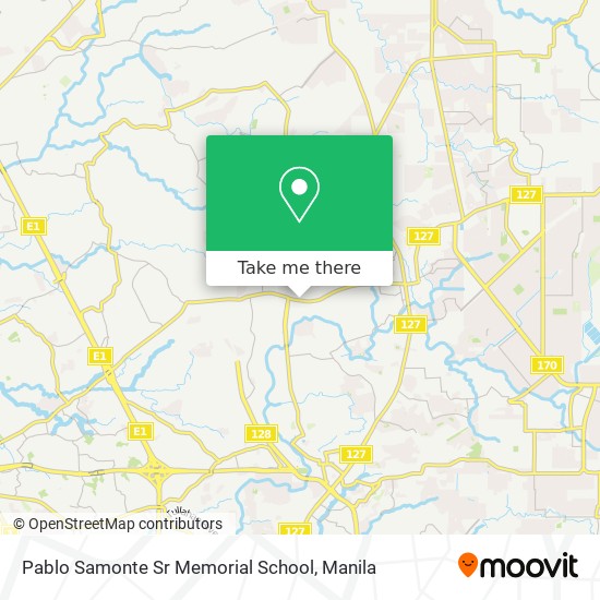 Pablo Samonte Sr Memorial School map