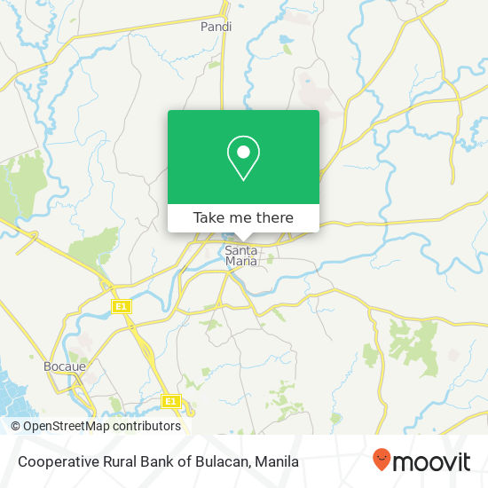 Cooperative Rural Bank of Bulacan map