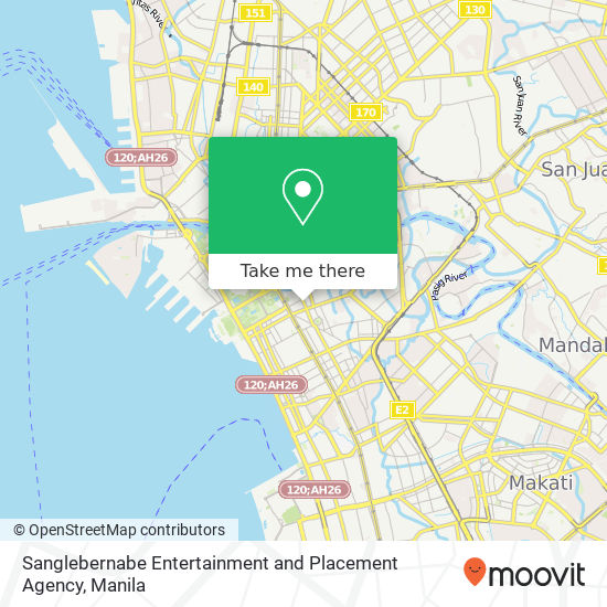 Sanglebernabe Entertainment and Placement Agency map